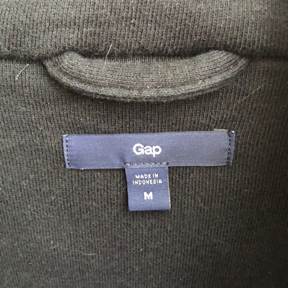 Gap Motorcycle Jacket Style Sweatshirt - Picture 2 of 6